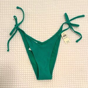 AERIE NWT Women’s Cheekiest Cheeky Green string Bikini Bottoms Sexy Vacay XXS